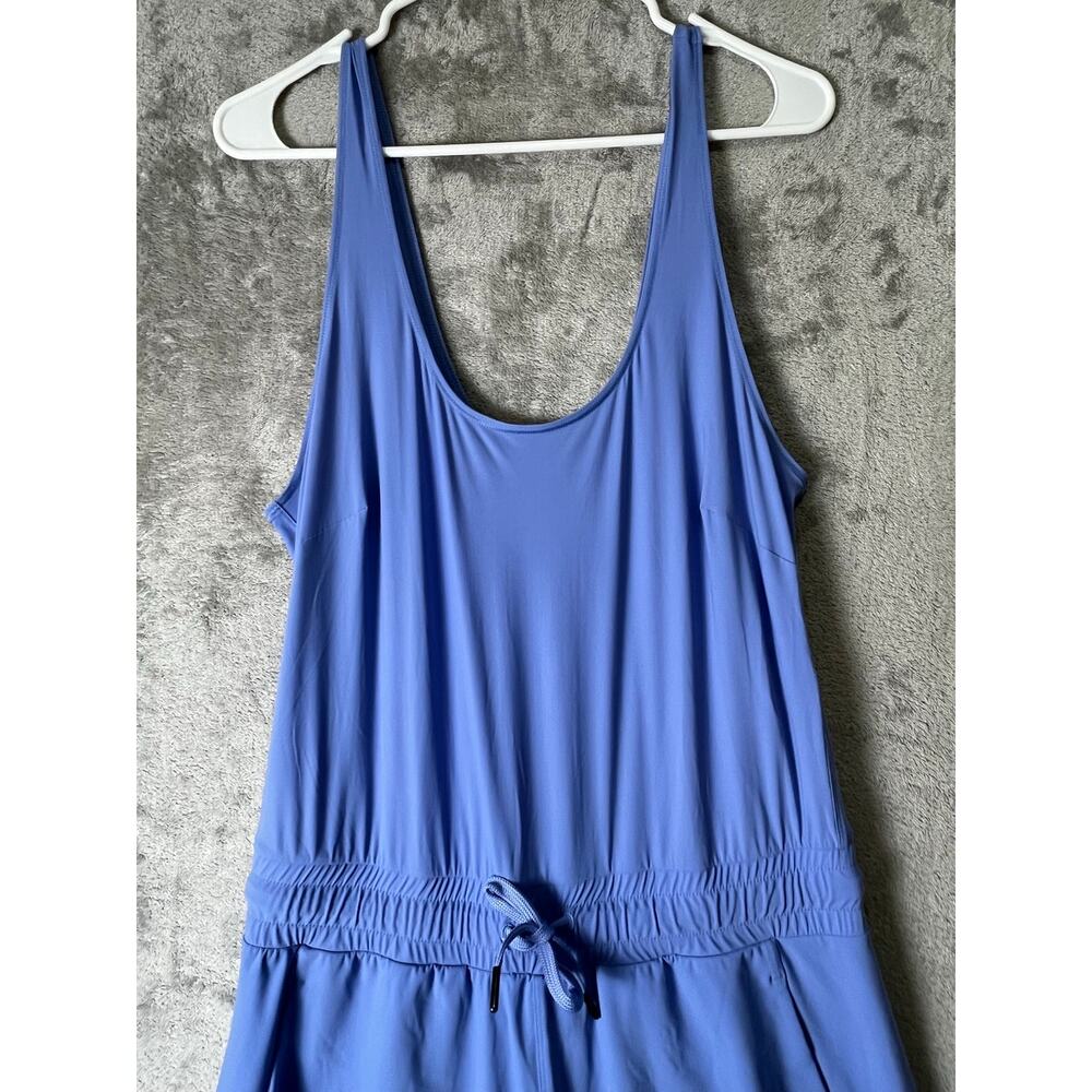 Sweaty Betty Racerback Jumpsuit Periwinkle Blue Relaxed Athleisure Size 8 - Picture 2 of 12